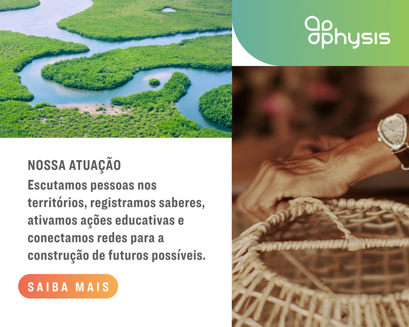 Escutamos pessoas nos territórios, registramos saberes, ativamos ações educativas e conectamos redes para a construção de futuros possíveis.
